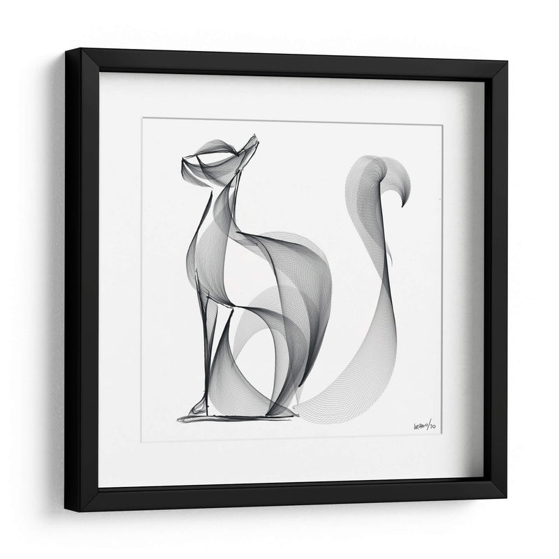 Gato atento - Gina Villalobos | Cuadro decorativo de Canvas Lab