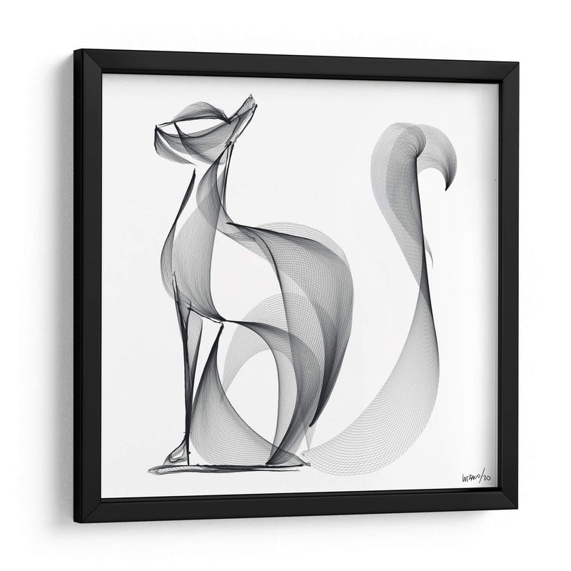 Gato atento - Gina Villalobos | Cuadro decorativo de Canvas Lab