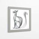 Gato atento - Gina Villalobos | Cuadro decorativo de Canvas Lab