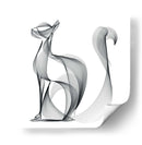 Gato atento - Gina Villalobos | Cuadro decorativo de Canvas Lab