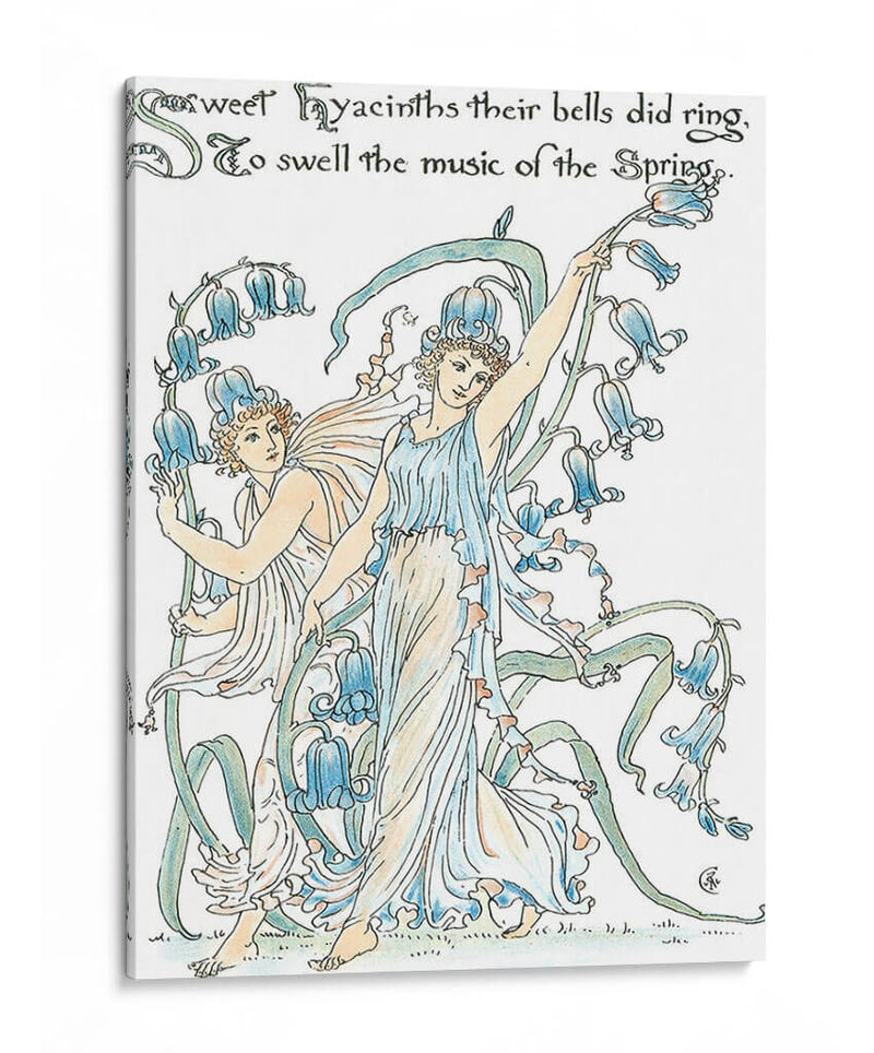 Shakespeares Garden Ii (Jacinto) - Walter Crane | Cuadro decorativo de Canvas Lab