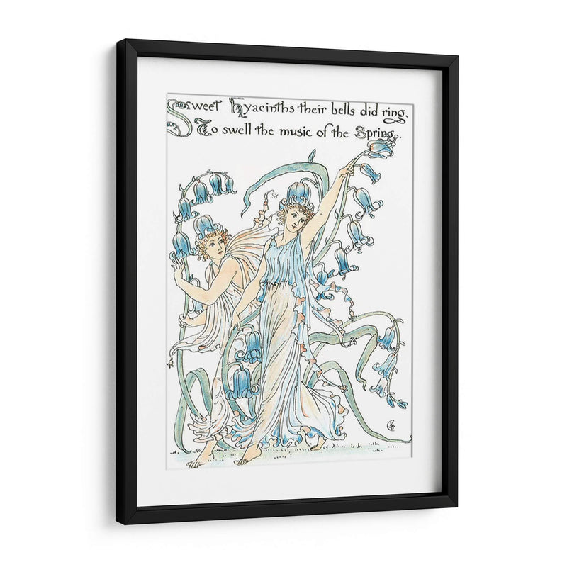 Shakespeares Garden Ii (Jacinto) - Walter Crane | Cuadro decorativo de Canvas Lab