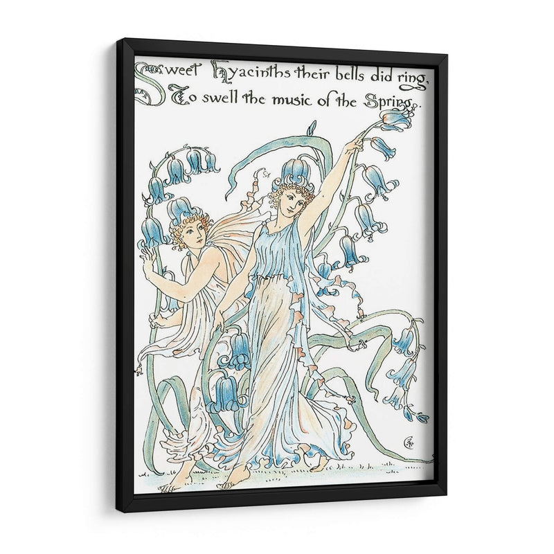 Shakespeares Garden Ii (Jacinto) - Walter Crane | Cuadro decorativo de Canvas Lab