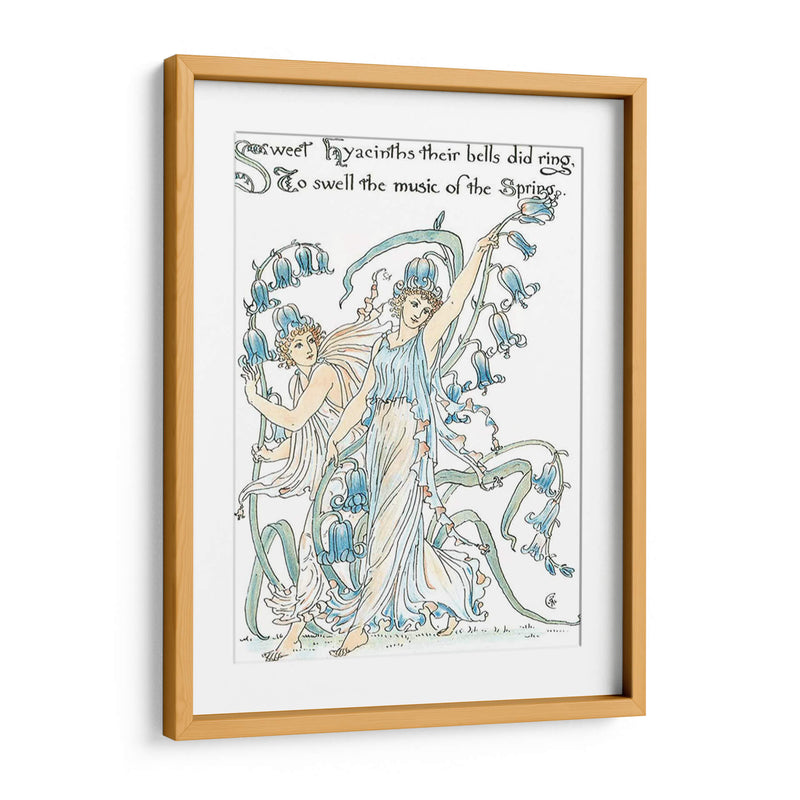 Shakespeares Garden Ii (Jacinto) - Walter Crane | Cuadro decorativo de Canvas Lab