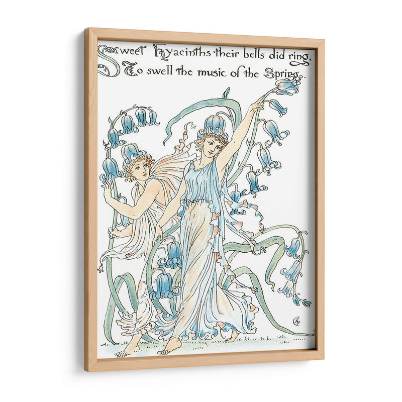 Shakespeares Garden Ii (Jacinto) - Walter Crane | Cuadro decorativo de Canvas Lab