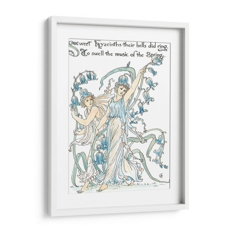 Shakespeares Garden Ii (Jacinto) - Walter Crane | Cuadro decorativo de Canvas Lab