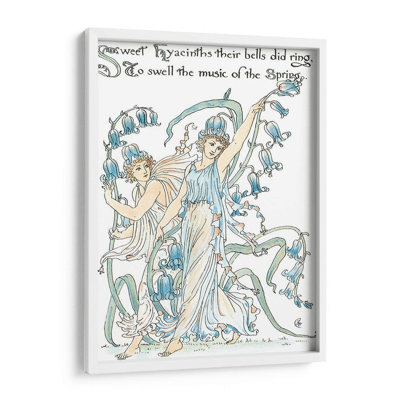 Shakespeares Garden Ii (Jacinto) - Walter Crane | Cuadro decorativo de Canvas Lab