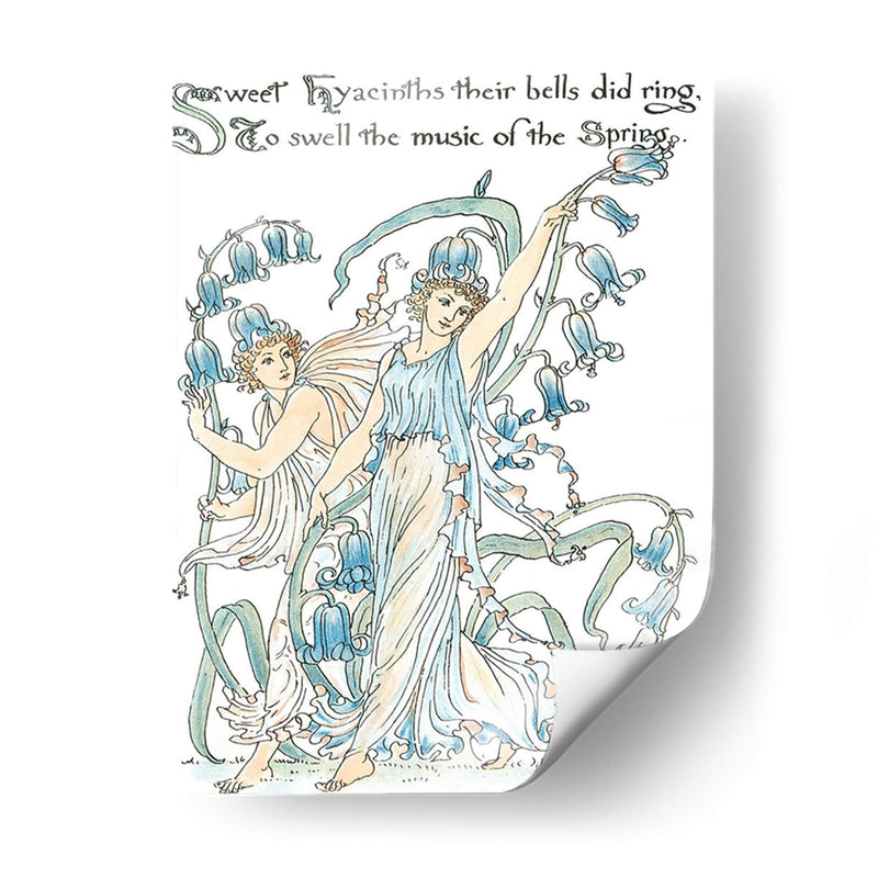 Shakespeares Garden Ii (Jacinto) - Walter Crane | Cuadro decorativo de Canvas Lab