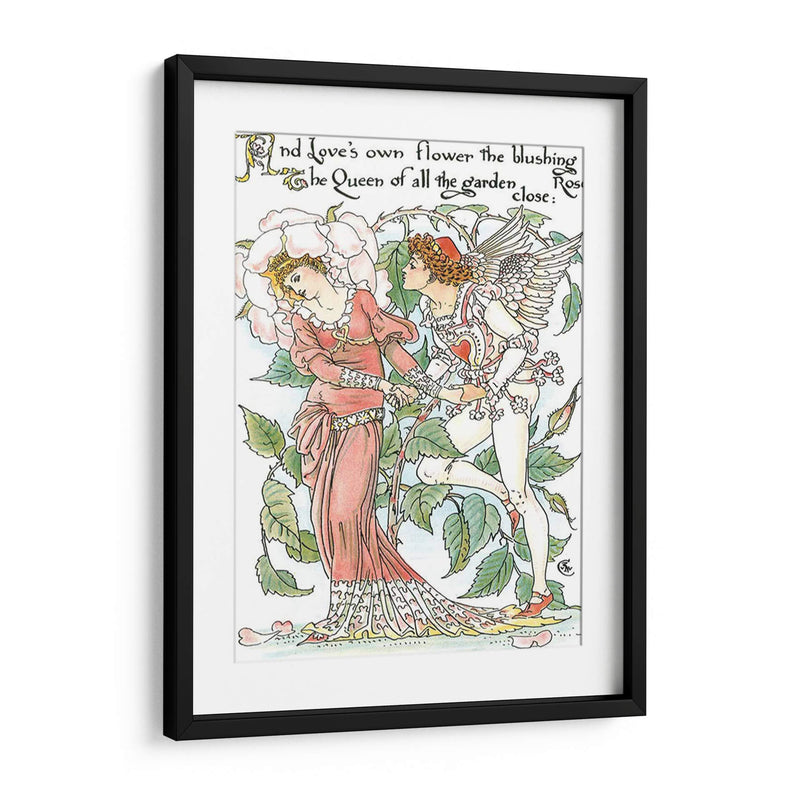 Shakespeares Garden Iii (Rose) - Walter Crane | Cuadro decorativo de Canvas Lab