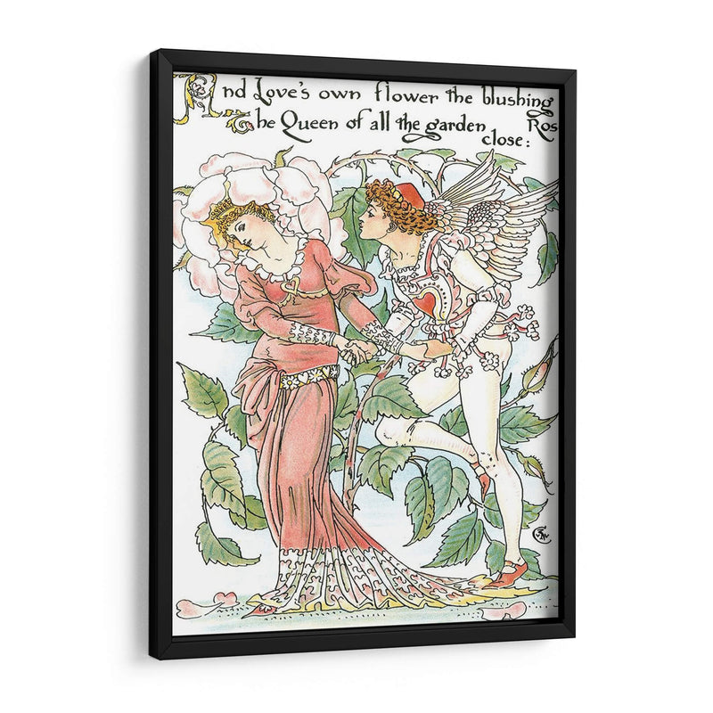 Shakespeares Garden Iii (Rose) - Walter Crane | Cuadro decorativo de Canvas Lab