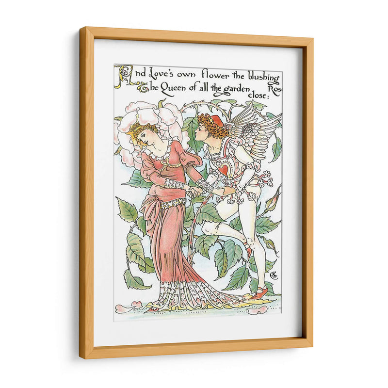 Shakespeares Garden Iii (Rose) - Walter Crane | Cuadro decorativo de Canvas Lab