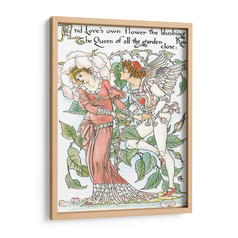 Shakespeares Garden Iii (Rose) - Walter Crane | Cuadro decorativo de Canvas Lab