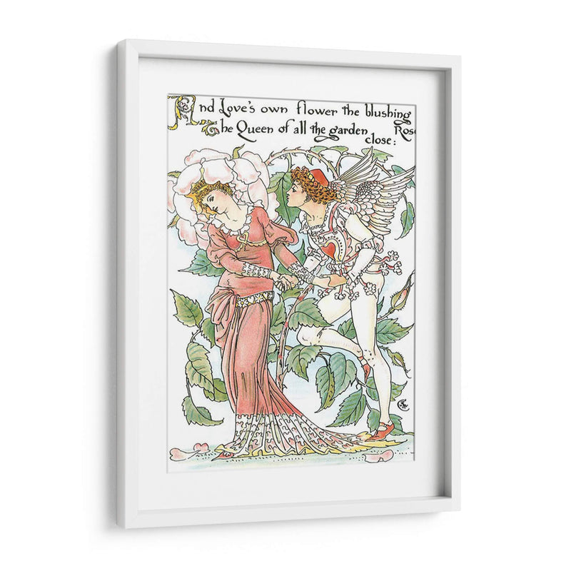 Shakespeares Garden Iii (Rose) - Walter Crane | Cuadro decorativo de Canvas Lab