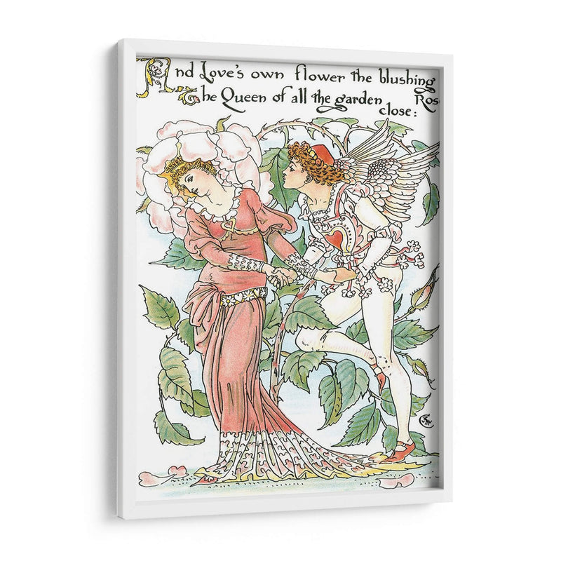 Shakespeares Garden Iii (Rose) - Walter Crane | Cuadro decorativo de Canvas Lab