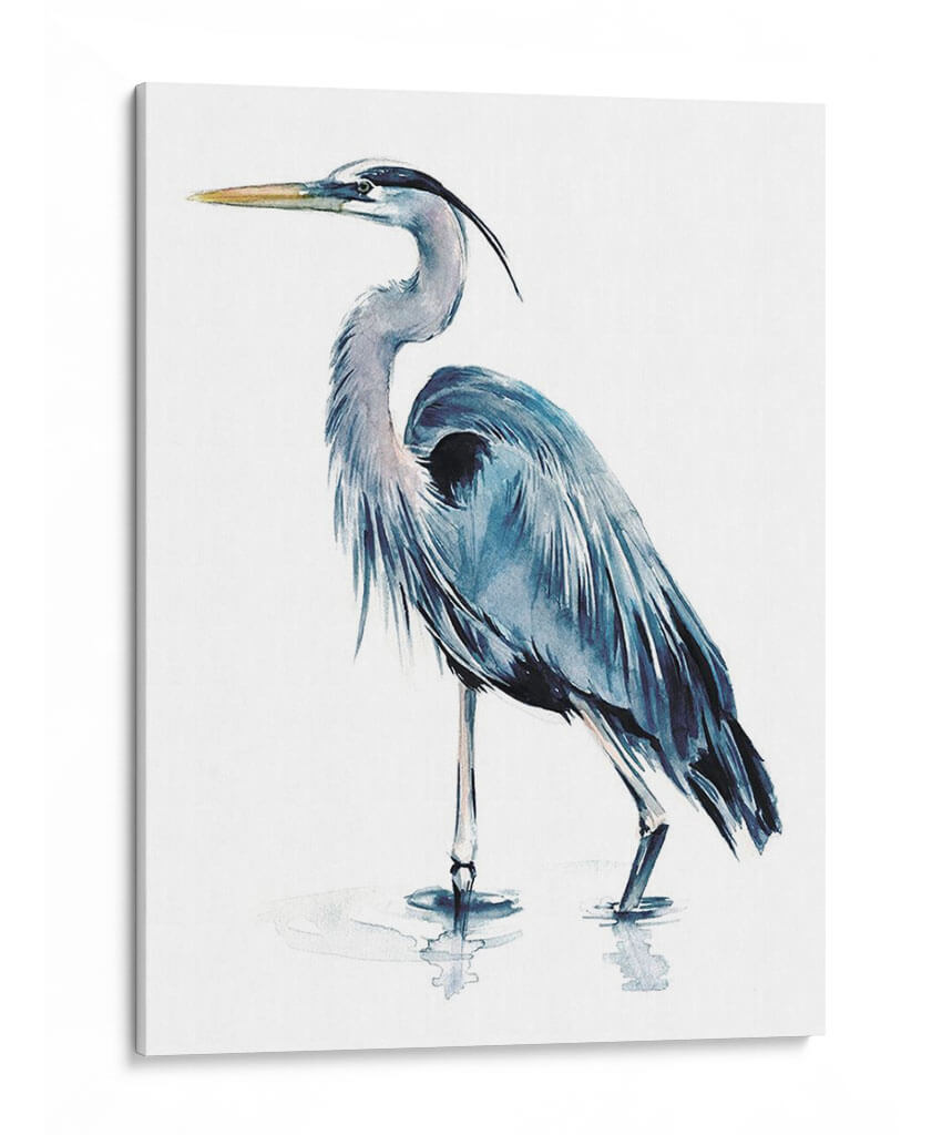 Azul Azul Heron Ii - Jennifer Paxton Parker | Cuadro decorativo de Canvas Lab