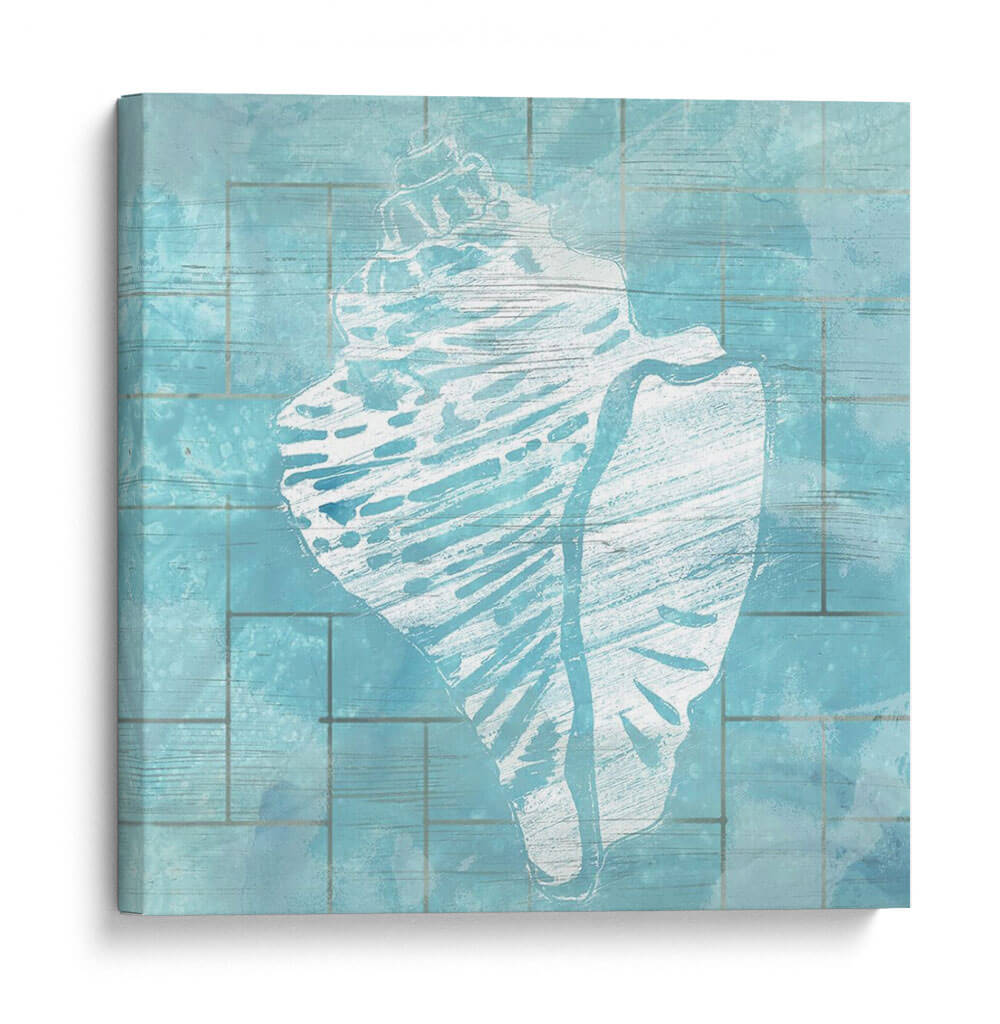 Cerulean Shell Iii - June Erica Vess | Cuadro decorativo de Canvas Lab