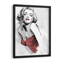 Marilyns Pose Vestido Rojo - Ellie Rahim | Cuadro decorativo de Canvas Lab
