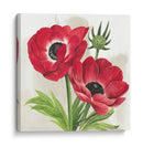 Anémonas Carmesí I - Grace Popp | Cuadro decorativo de Canvas Lab