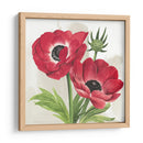 Anémonas Carmesí I - Grace Popp | Cuadro decorativo de Canvas Lab