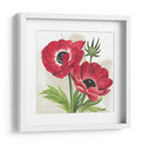 Anémonas Carmesí I - Grace Popp | Cuadro decorativo de Canvas Lab