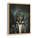 Distinguido Dachshund - Victoria Coleman | Cuadro decorativo de Canvas Lab