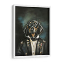 Distinguido Dachshund - Victoria Coleman | Cuadro decorativo de Canvas Lab