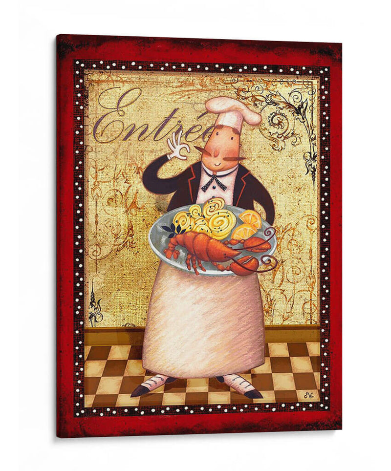 Chefs Bon Appetit Iii - Viv Eisner | Cuadro decorativo de Canvas Lab