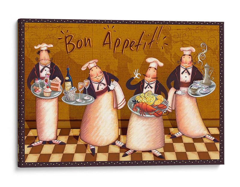 Chefs Bon Appetit V - Viv Eisner | Cuadro decorativo de Canvas Lab