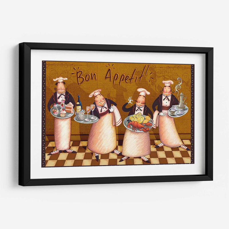 Chefs Bon Appetit V - Viv Eisner | Cuadro decorativo de Canvas Lab