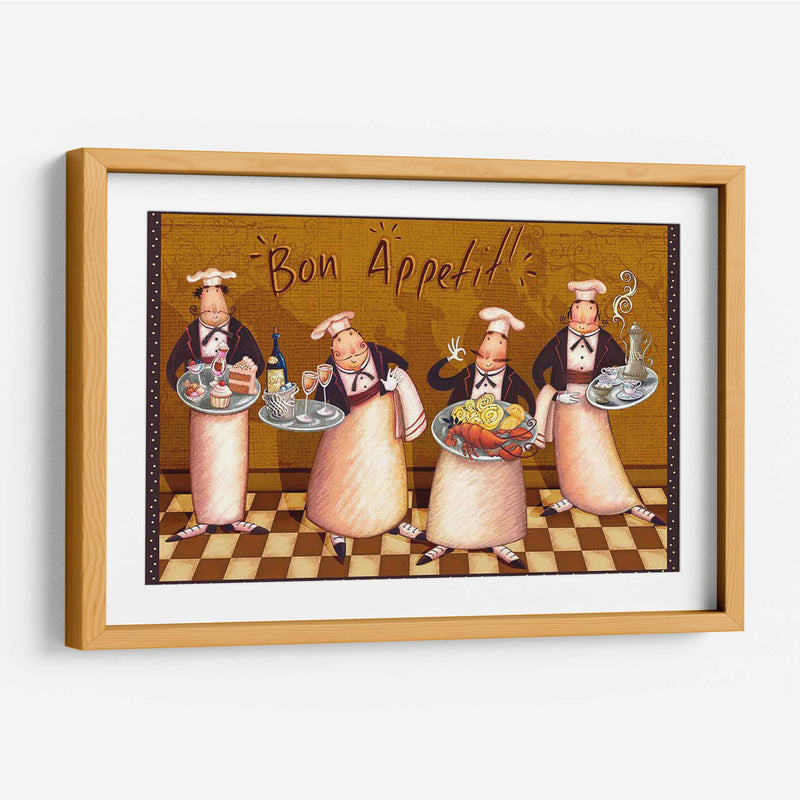 Chefs Bon Appetit V - Viv Eisner | Cuadro decorativo de Canvas Lab