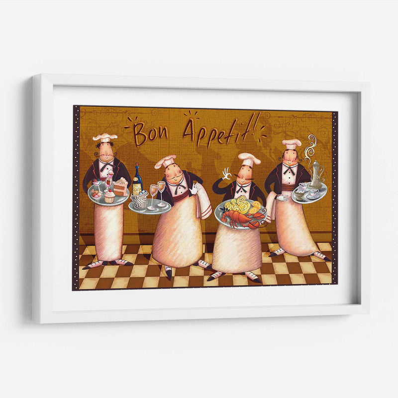 Chefs Bon Appetit V - Viv Eisner | Cuadro decorativo de Canvas Lab