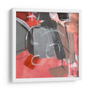 Resumen Rojo Y Gris Ii - Jennifer Paxton Parker | Cuadro decorativo de Canvas Lab