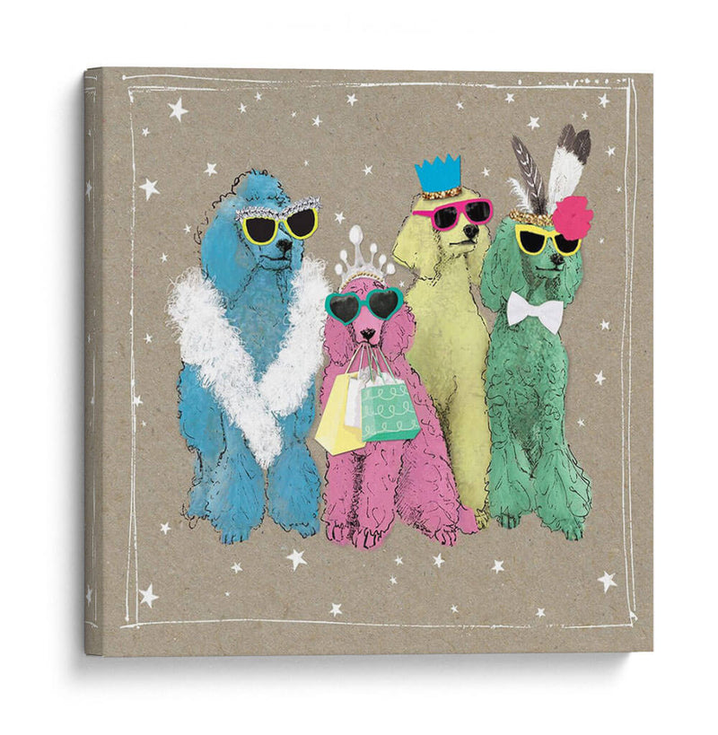 Fancypants Wacky Dogs Ii - Hammond Gower | Cuadro decorativo de Canvas Lab