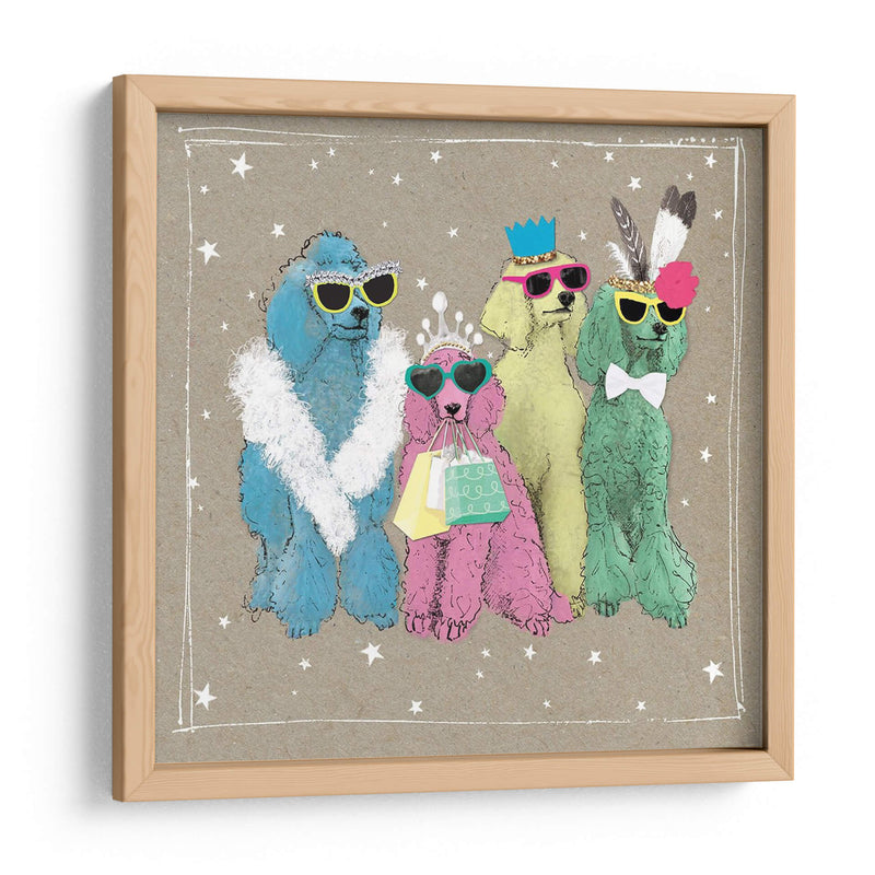 Fancypants Wacky Dogs Ii - Hammond Gower | Cuadro decorativo de Canvas Lab