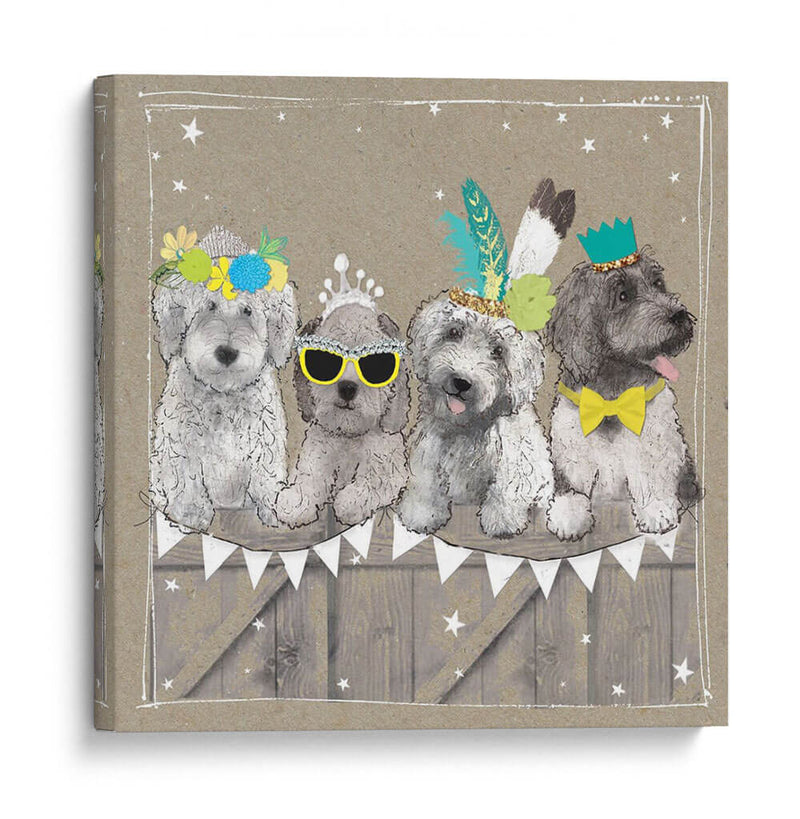 Fancypants Wacky Dogs Iii - Hammond Gower | Cuadro decorativo de Canvas Lab