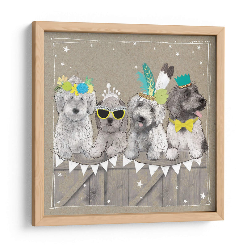 Fancypants Wacky Dogs Iii - Hammond Gower | Cuadro decorativo de Canvas Lab