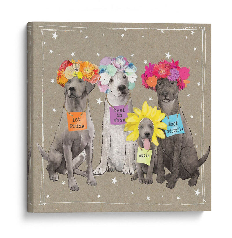 Fancypants Wacky Perros V - Hammond Gower | Cuadro decorativo de Canvas Lab