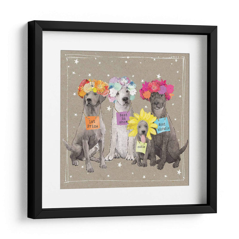 Fancypants Wacky Perros V - Hammond Gower | Cuadro decorativo de Canvas Lab