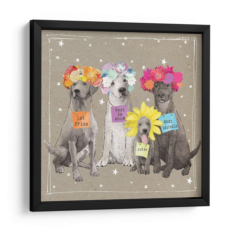 Fancypants Wacky Perros V - Hammond Gower | Cuadro decorativo de Canvas Lab