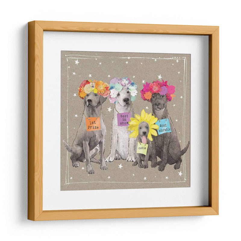 Fancypants Wacky Perros V - Hammond Gower | Cuadro decorativo de Canvas Lab