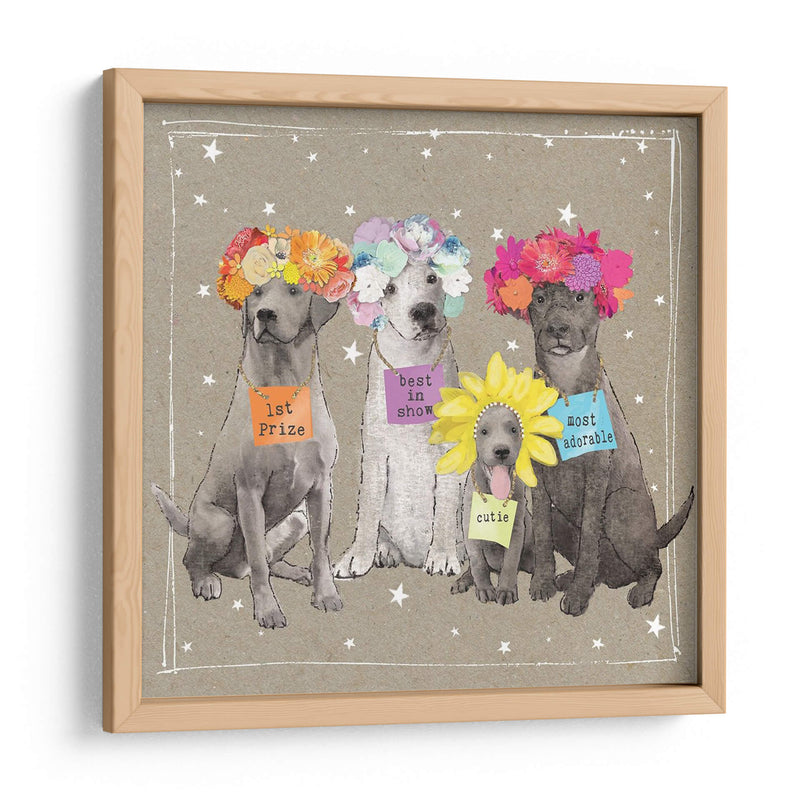 Fancypants Wacky Perros V - Hammond Gower | Cuadro decorativo de Canvas Lab