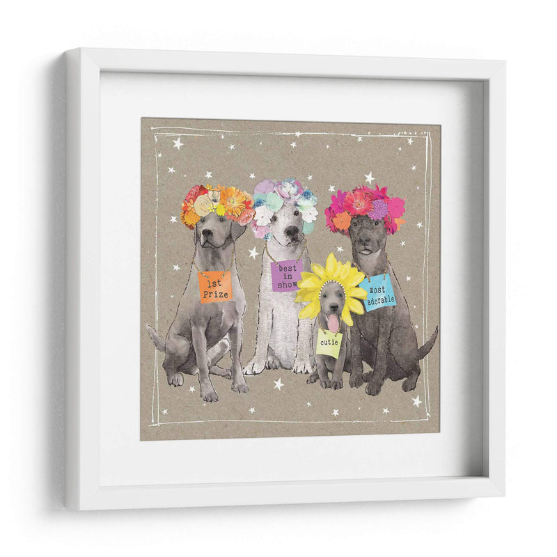 Fancypants Wacky Perros V - Hammond Gower | Cuadro decorativo de Canvas Lab