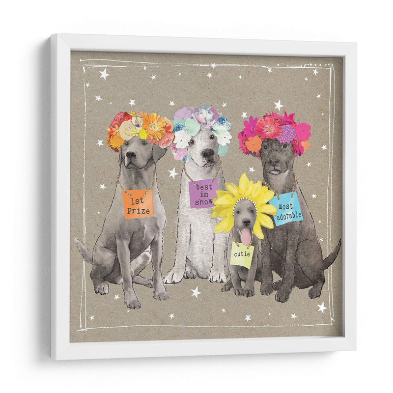 Fancypants Wacky Perros V - Hammond Gower | Cuadro decorativo de Canvas Lab