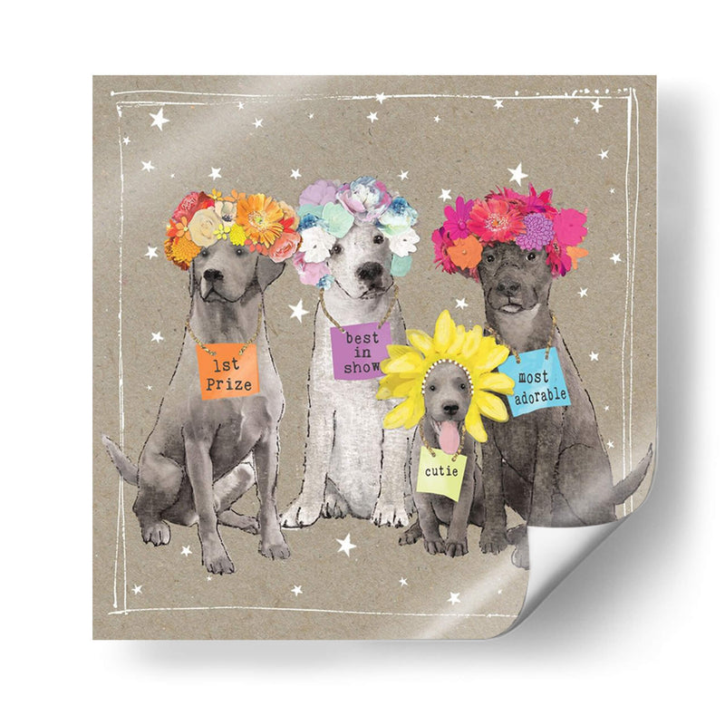 Fancypants Wacky Perros V - Hammond Gower | Cuadro decorativo de Canvas Lab