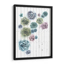 Shiplap Suculent Cluster Ii - Grace Popp | Cuadro decorativo de Canvas Lab