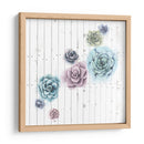Shiplap Suculent Cluster Iii - Grace Popp | Cuadro decorativo de Canvas Lab