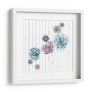 Shiplap Suculent Cluster Iii - Grace Popp | Cuadro decorativo de Canvas Lab