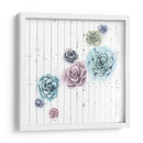 Shiplap Suculent Cluster Iii - Grace Popp | Cuadro decorativo de Canvas Lab