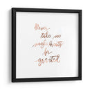 Nada por sentado | Cuadro decorativo de Canvas Lab