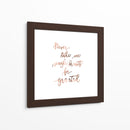 Nada por sentado | Cuadro decorativo de Canvas Lab